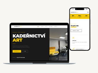 Website for Kadeřnictví ART